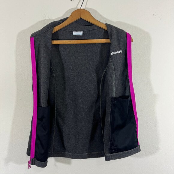 Columbia Women's Benton Springs Dark Gray Fleece Vest Size S Style WL1023 - Picture 8 of 10